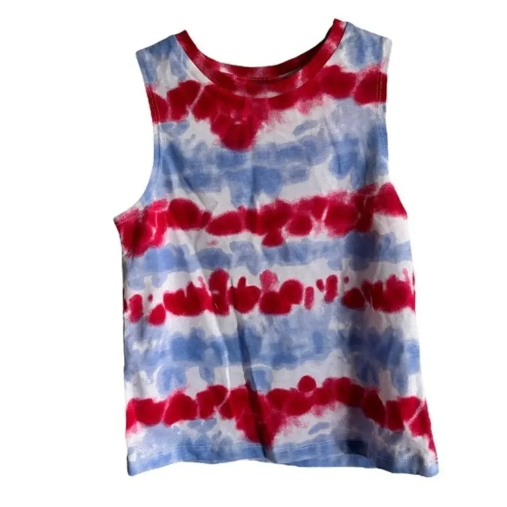 NWT - Americana 3 piece Girls set. 2 tanks and 1 short- Size 6x Small